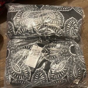Vera Bradley Black and White Bedding Set